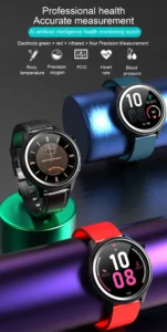 Montre connectée E80 pour hommes et femmes, étanche, compatible avec les téléphones Android et iOS, avec appels sans fil